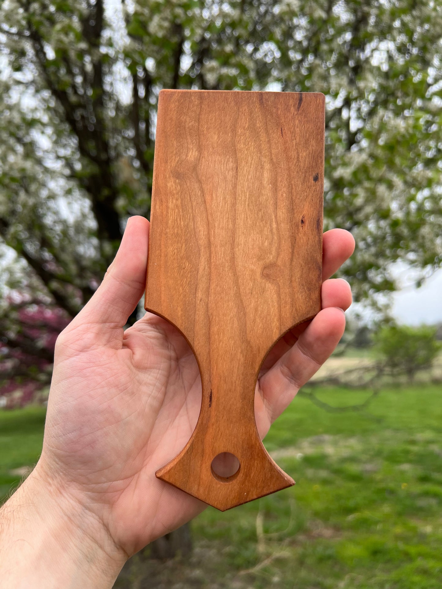 Mini Amish Cheese Board – Handcrafted 5” Hardwood Serving Piece