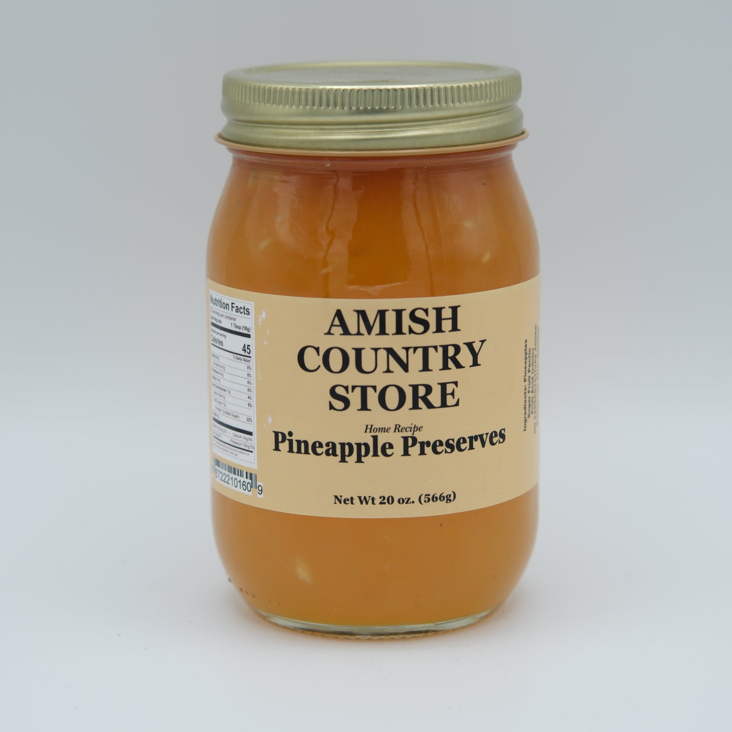 Pineapple Preserves | Tropical Sweet & Tangy Fruit Spread | 20 oz