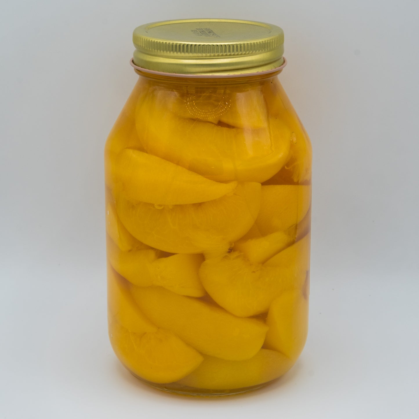 Jarred Sliced Peaches in Syrup (32 oz) | Amish Country Store