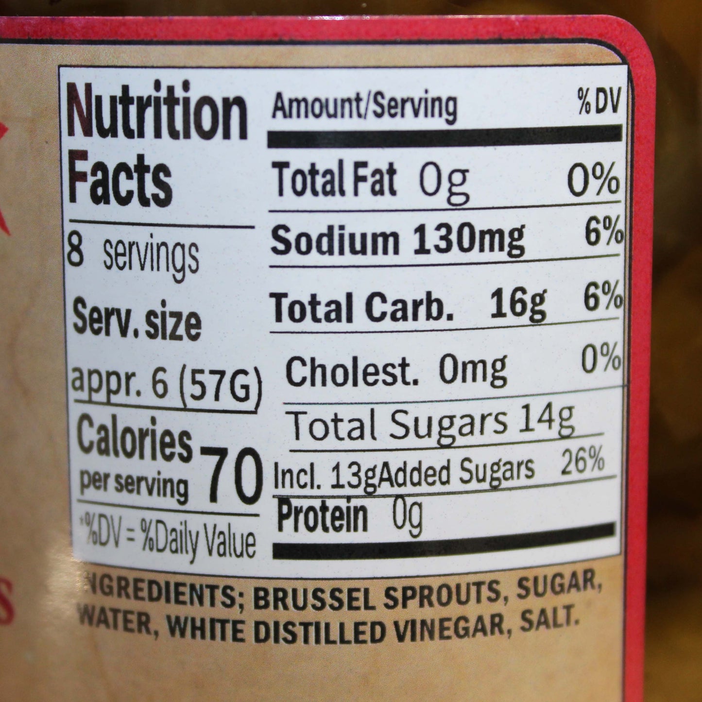 Sweet Pickled Brussels Sprouts