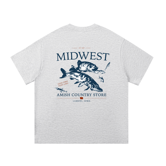 “Tight Lines, Good Times” Midwest Fishing T-Shirt – Amish Country Store