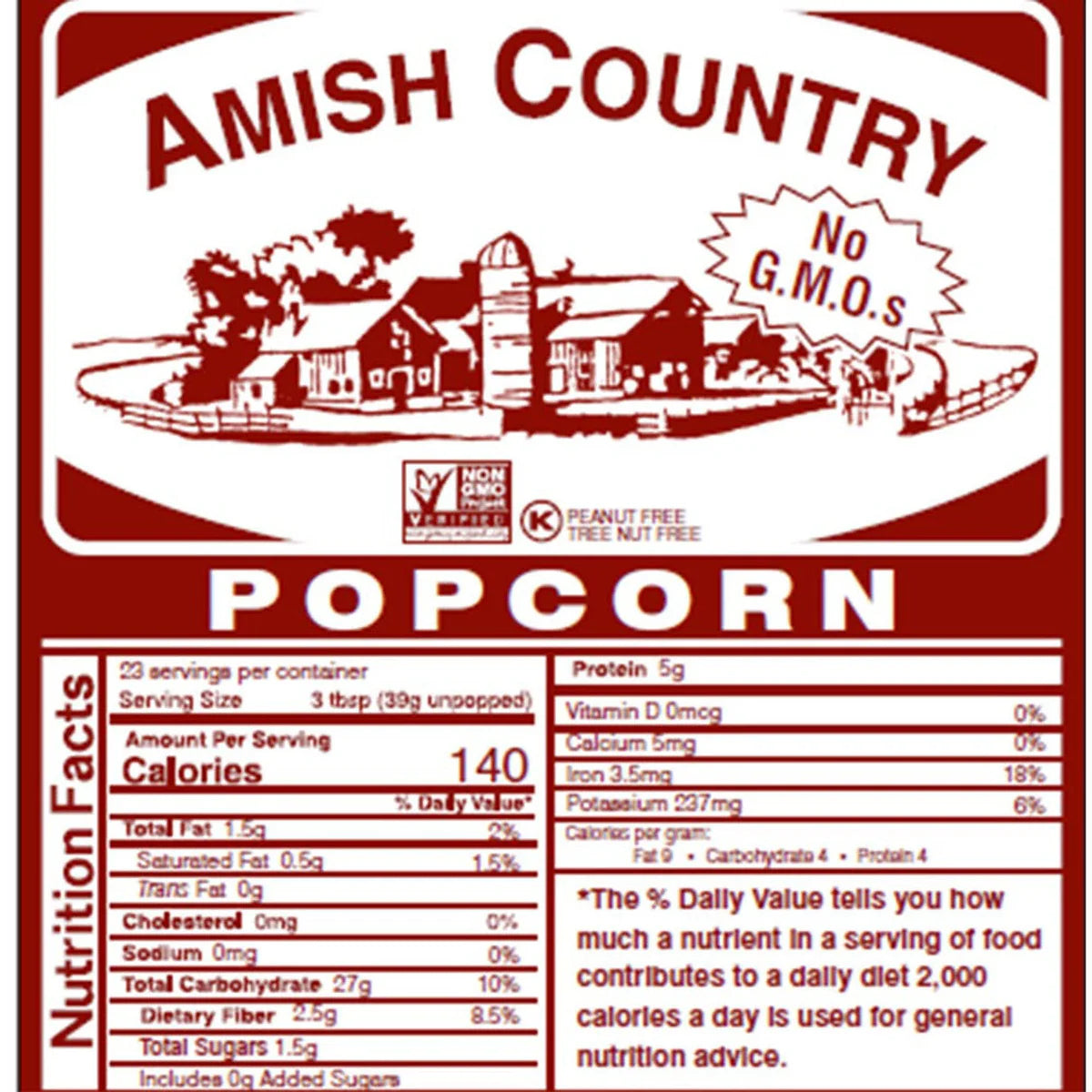 Mushroom Popcorn Kernels (2 lb Bag) | Amish Country Store