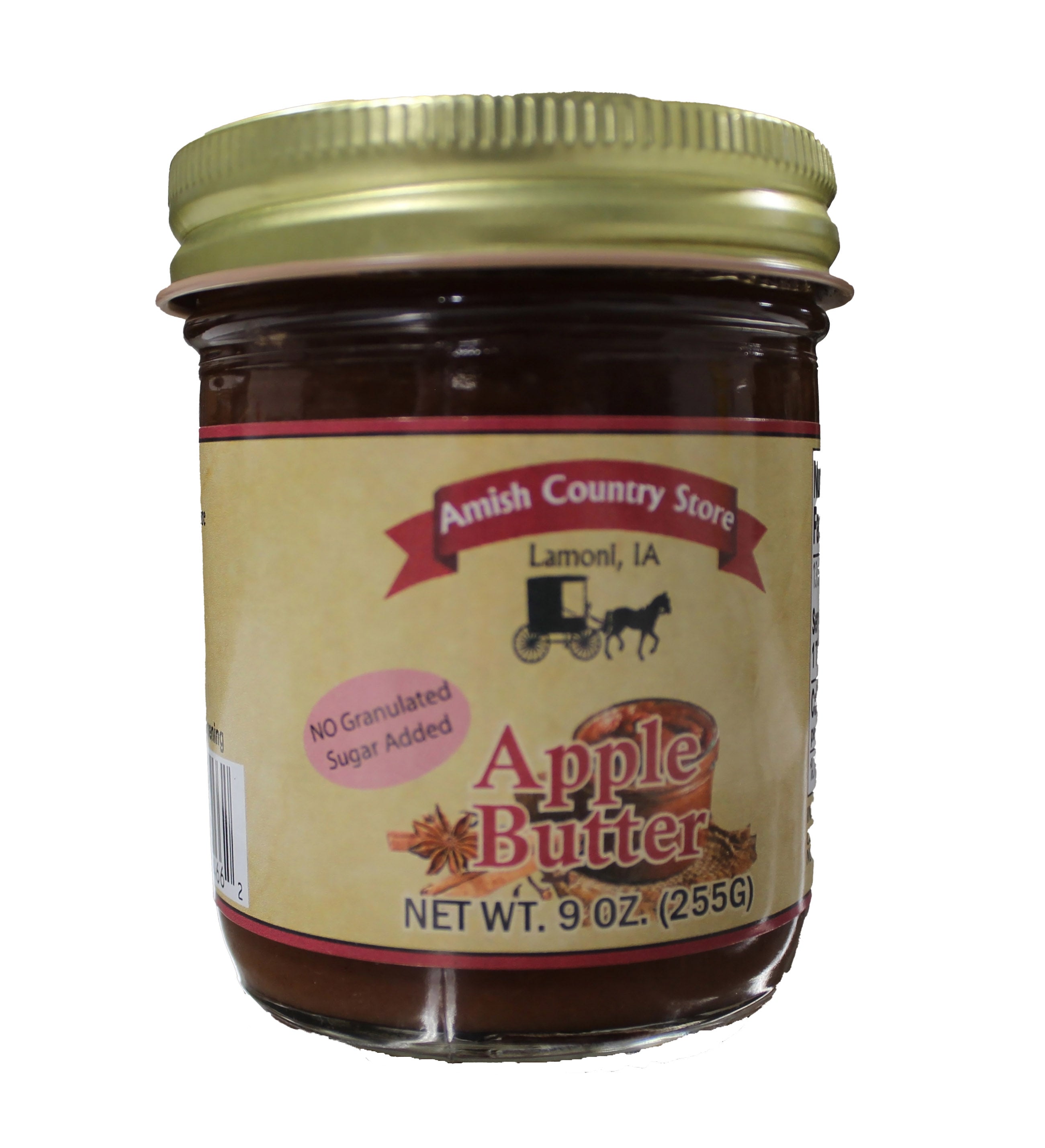 Apple Butter - No Sugar Added, 9 oz.