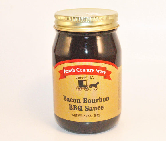 Bacon Bourbon BBQ Sauce 16 oz - Amish Country Store- bringing Amish quality into your home.