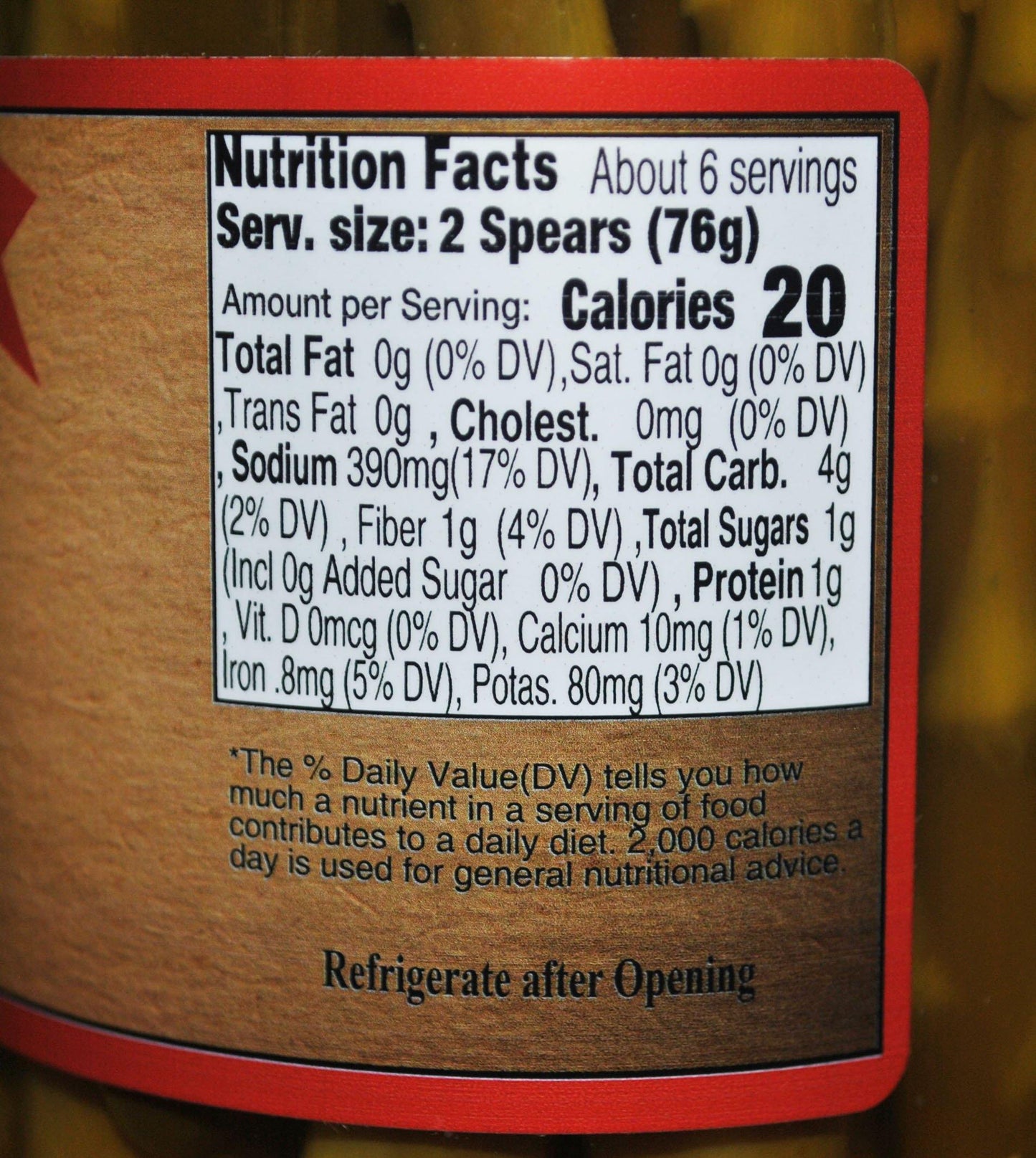 Hot Pickled Asparagus 16oz - Amish Country Store- bringing Amish quality into your home.