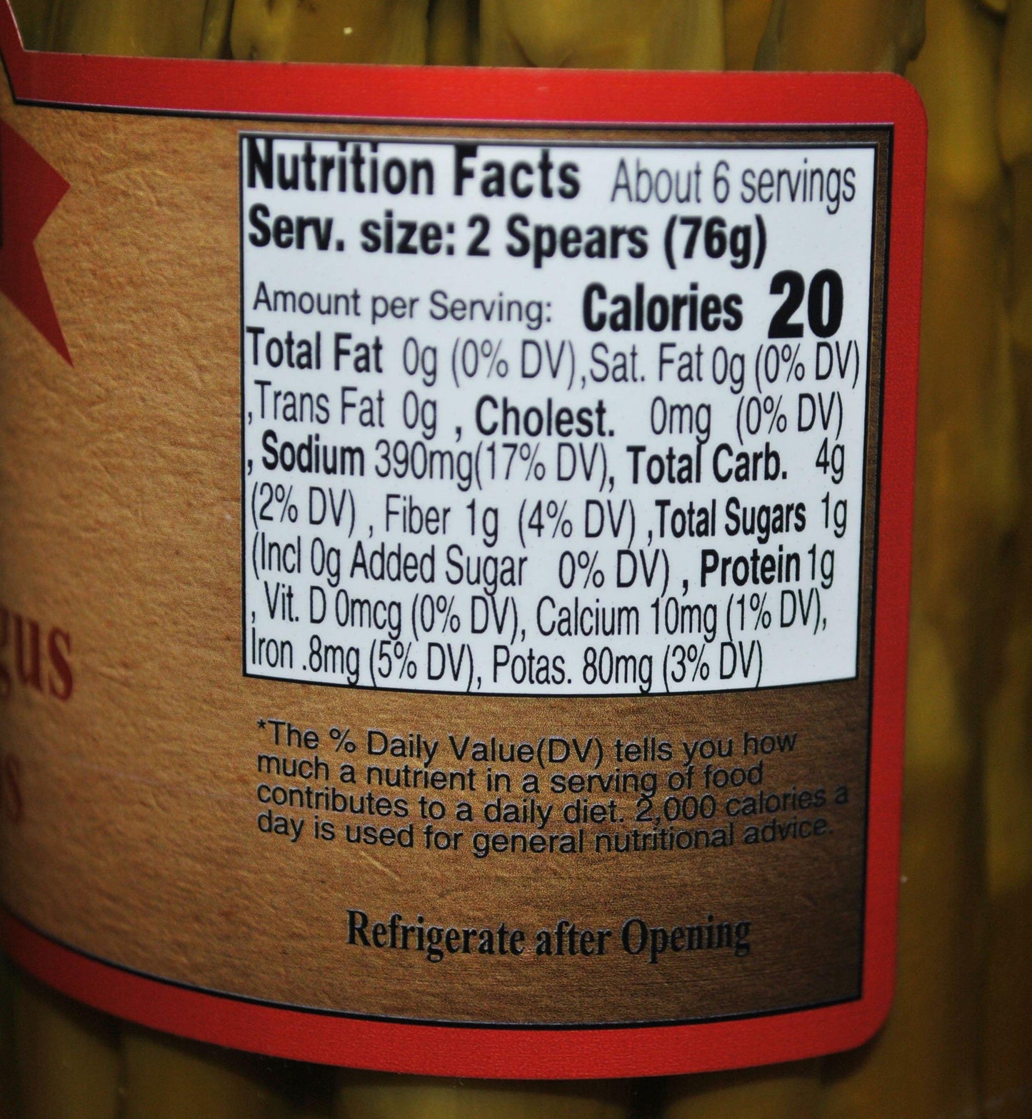 Pickled Asparagus with Jalapenos 16oz - Amish Country Store- bringing Amish quality into your home.