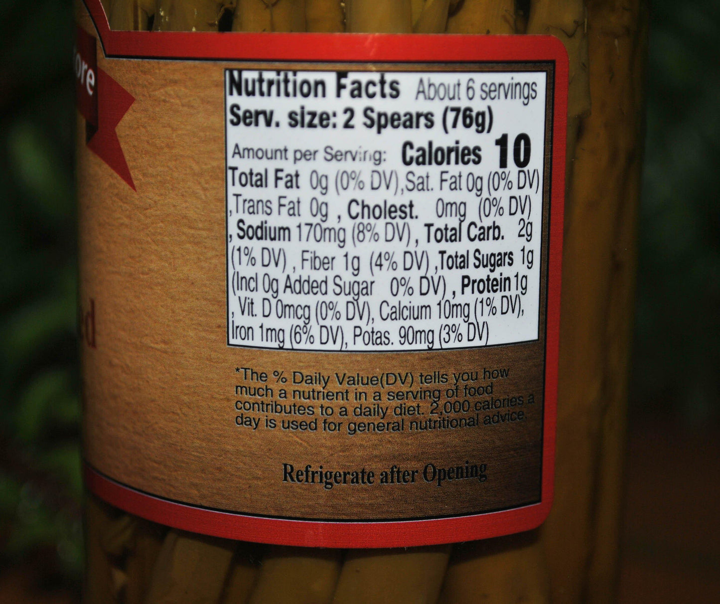 Zesty Pickled Asparagus 16oz - Amish Country Store- bringing Amish quality into your home.
