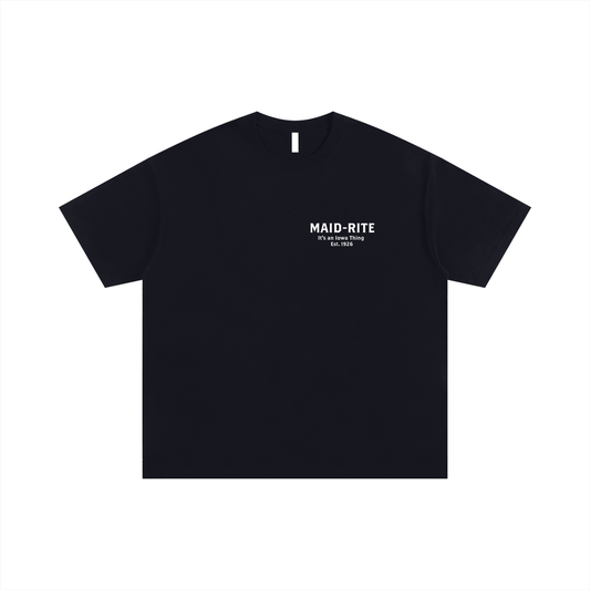 Maid-Rite Logo Oversized Cotton T-Shirt