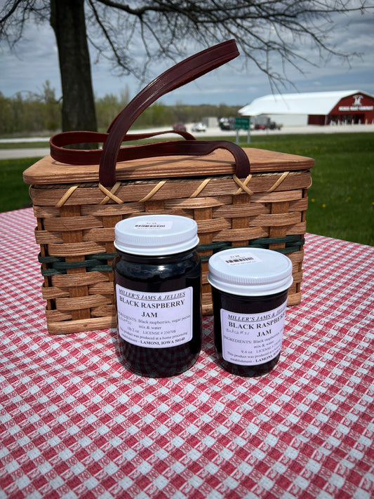 Miller's Black Raspberry Jam - 100% Authentic, Local Amish Made Jam