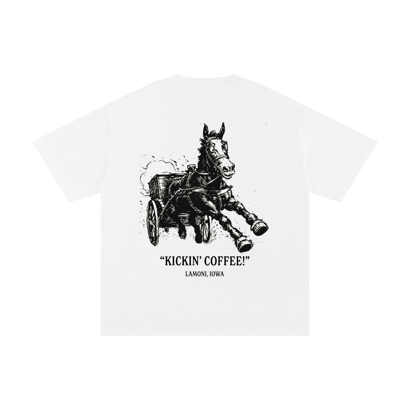 "Kickin' Coffee" Buggy's Cotton T-Shirt