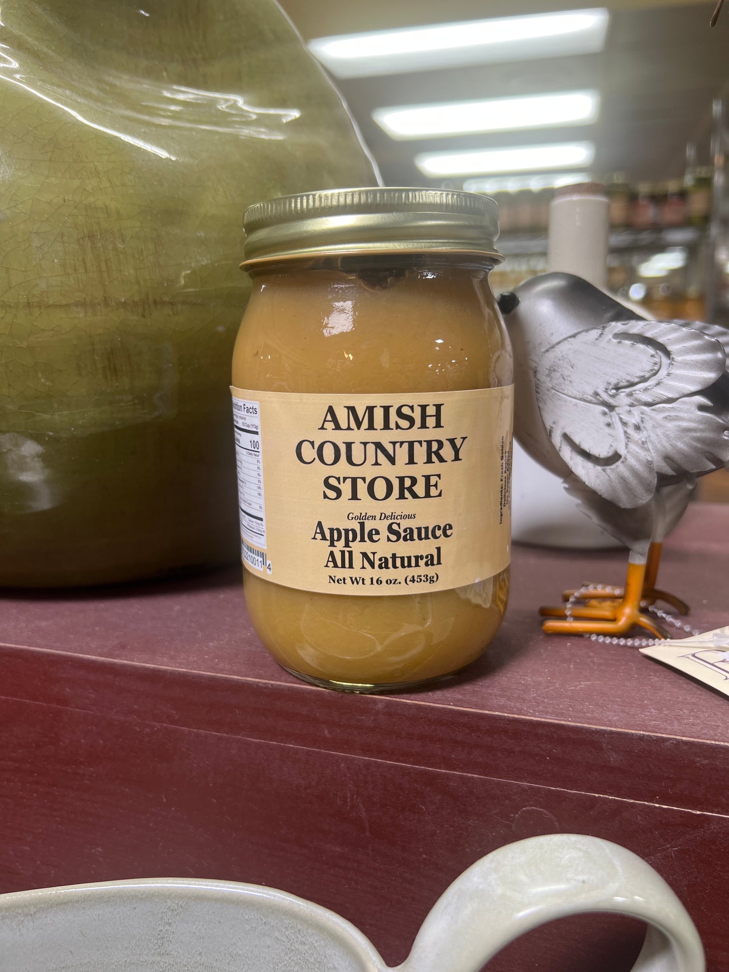 Golden Delicious Apple Sauce - No Sugar Added, 19 oz.