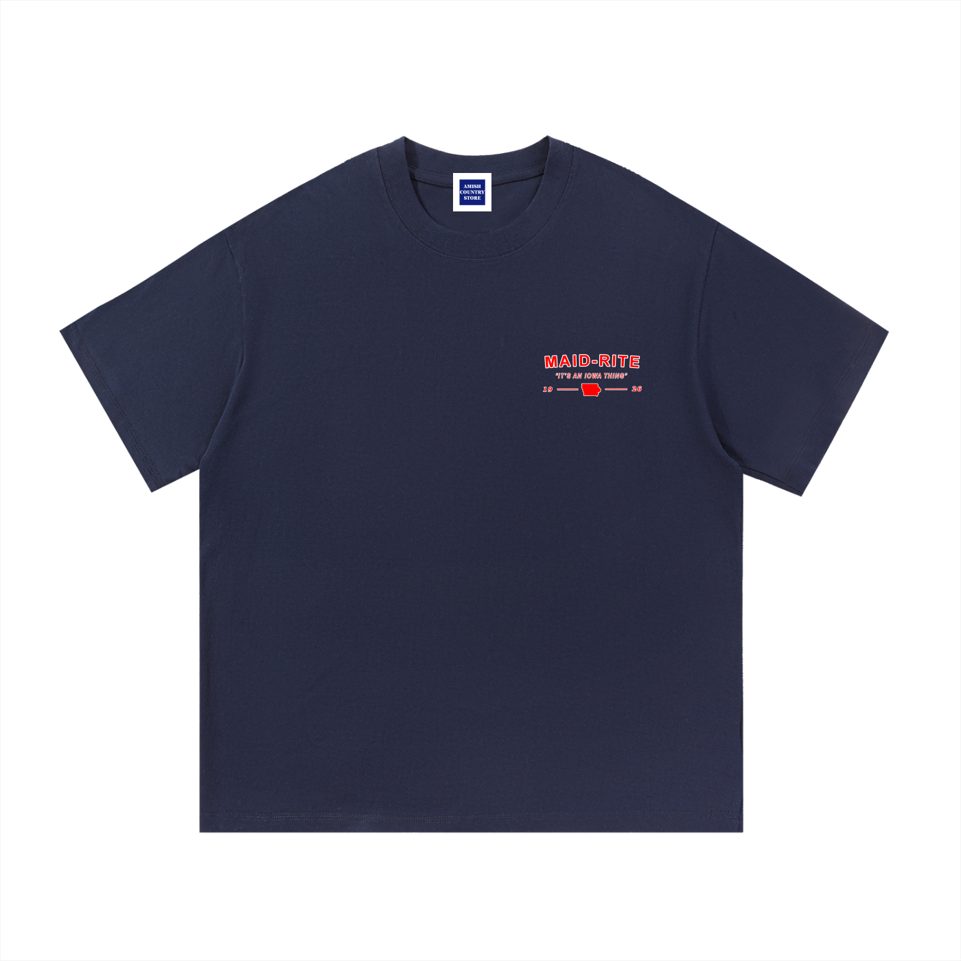 Maid-Rite “Some Like It Hot!” Vintage Diner T-Shirt – Navy