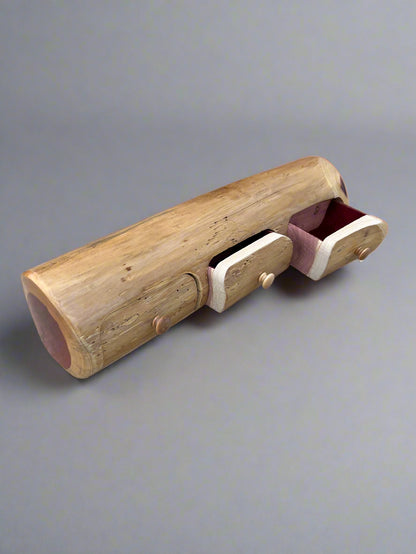 Amish Handmade Trinket Log