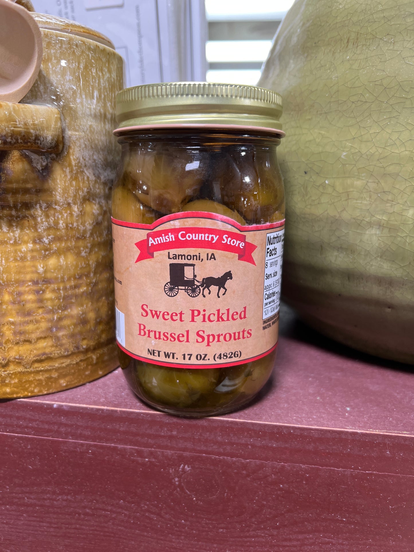 Sweet Pickled Brussels Sprouts