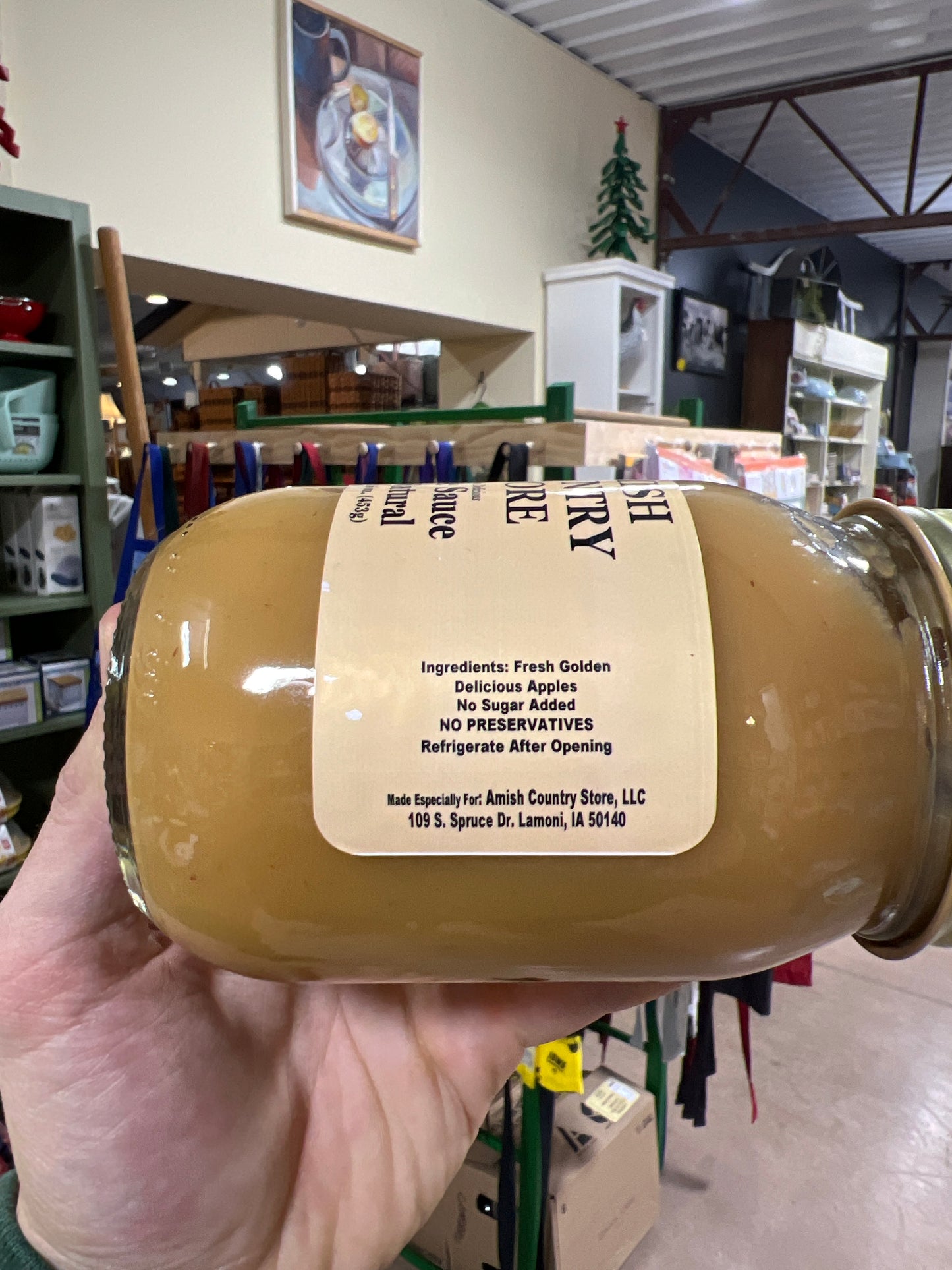 Golden Delicious Apple Sauce - No Sugar Added, 19 oz.