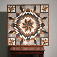 Amish Handmade Barn Quilt Wall Art – Reclaimed Barn Wood – 30.5” x 30.5”