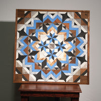 Amish Handmade Barn Quilt Wall Art – Reclaimed Barn Wood – 30.5” x 30.5”