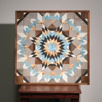 Amish Handmade Barn Quilt Wall Art – Reclaimed Barn Wood – 30.5” x 30.5”