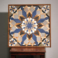 Amish Handmade Barn Quilt Wall Art – Reclaimed Barn Wood – 30.5” x 30.5”