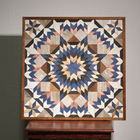 Amish Handmade Barn Quilt Wall Art – Reclaimed Barn Wood – 30.5” x 30.5”