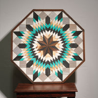 Amish Handmade Barn Quilt Wall Art – Reclaimed Barn Wood – 30.5” x 30.5”