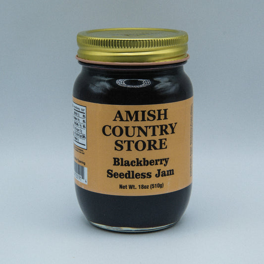 Old-Fashioned Blackberry Seedless Jam (18oz) | Amish Country Store