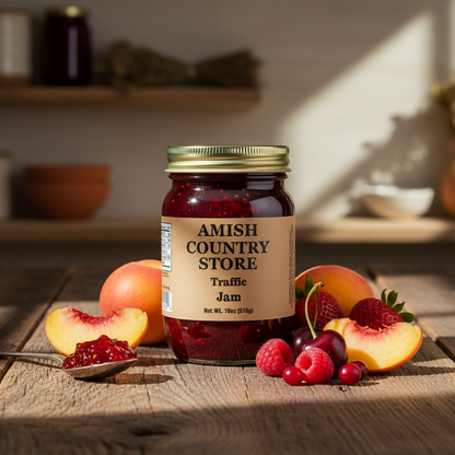 Traffic Jam – Old-Fashioned Mixed Fruit Jam (18 oz) | Amish Country Store