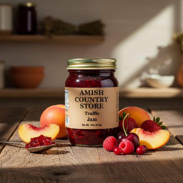 Traffic Jam – Old-Fashioned Mixed Fruit Jam (18 oz) | Amish