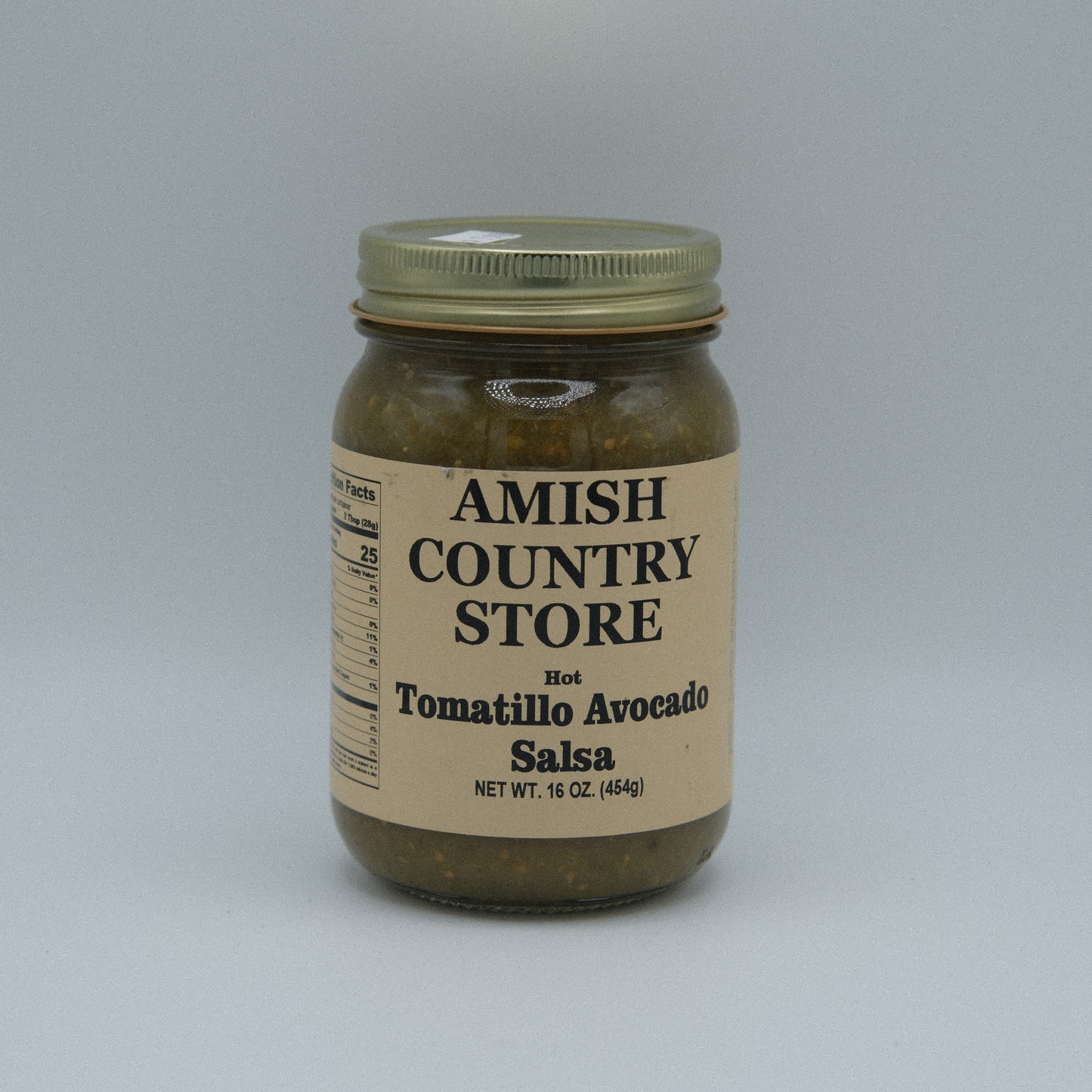 Tomatillo Avocado Salsa (Hot) 16 oz | Amish Country Store