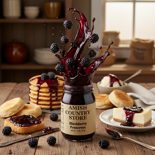 Old-Fashioned Blackberry Preserves | Amish Country Store | 16 oz