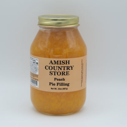 Amish Country Store Old-Fashioned Peach Pie Filling | 32 oz