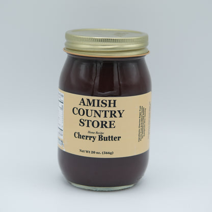 Cherry Butter | Smooth Homestyle Fruit Butter | 10 oz & 20 oz