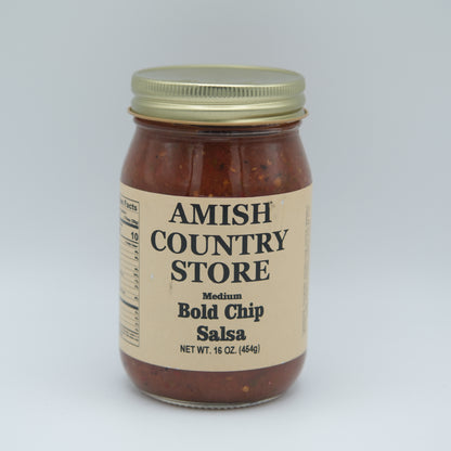 Bold Chip Salsa | Roasted Pepper Salsa with a Kick | 16 oz