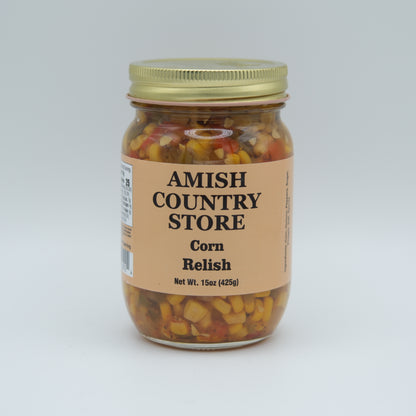Corn Relish | Sweet & Tangy Country Relish | 15 oz