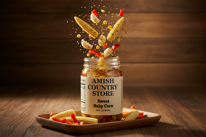 Sweet Baby Corn | Bread & Butter Spiced Pickled Corn | 16 oz