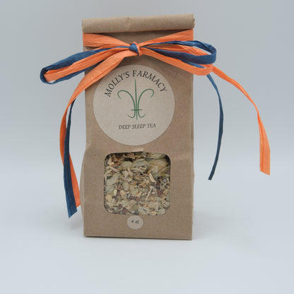 Deep Sleep Tea | Molly’s Farmacy Herbal Nighttime Blend | 1 oz & 4 oz