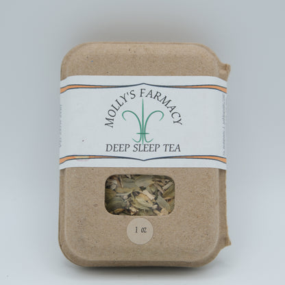 Deep Sleep Tea | Molly’s Farmacy Herbal Nighttime Blend | 1 oz & 4 oz