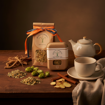 Deep Sleep Tea | Molly’s Farmacy Herbal Nighttime Blend | 1 oz & 4 oz