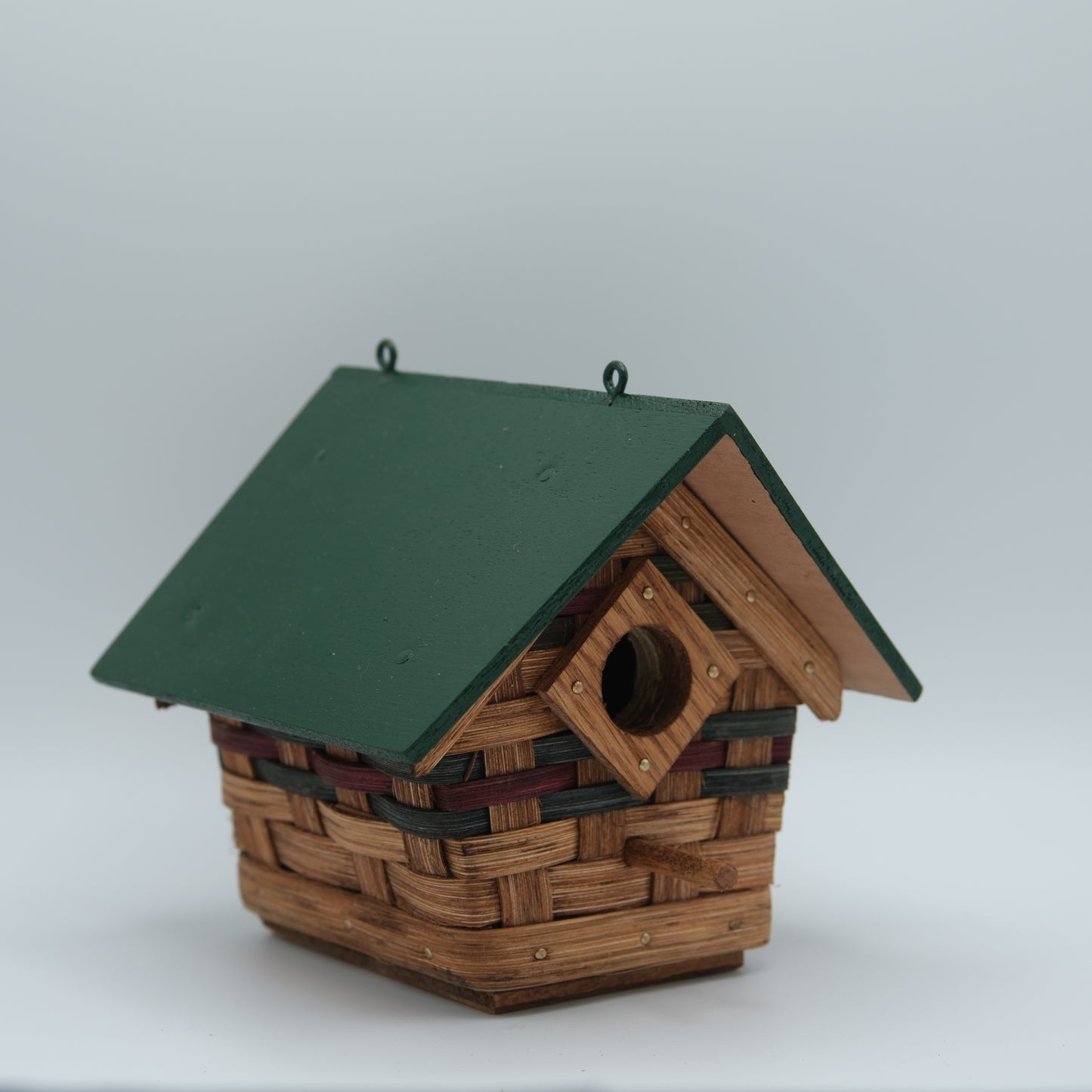 Amish Handmade Woven Bird House | Rustic Outdoor Garden Décor