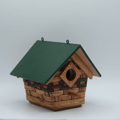 Amish Handmade Woven Bird House | Rustic Outdoor Garden Décor