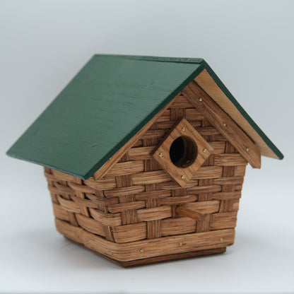 Amish Handmade Woven Bird House | Rustic Outdoor Garden Décor