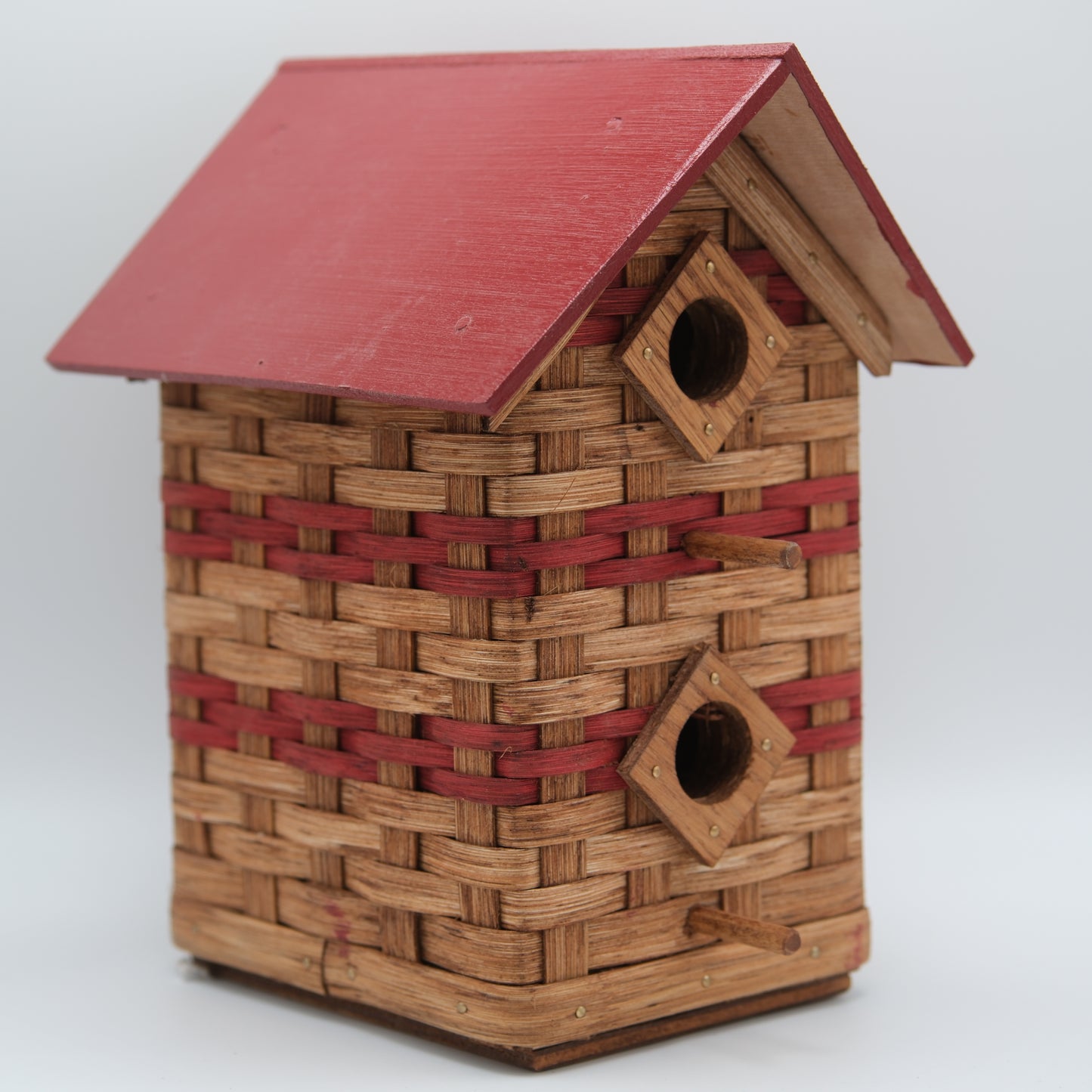 Amish Handmade Woven Bird House | Rustic Outdoor Garden Décor