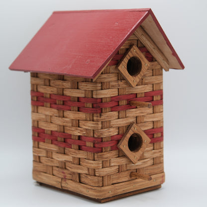 Amish Handmade Woven Bird House | Rustic Outdoor Garden Décor