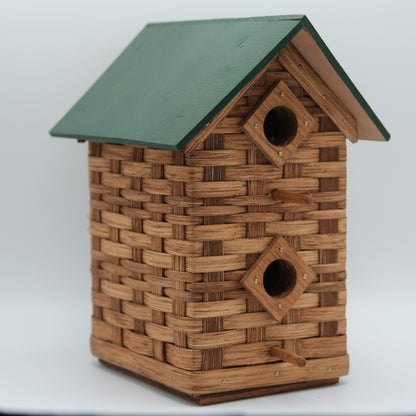 Amish Handmade Woven Bird House | Rustic Outdoor Garden Décor