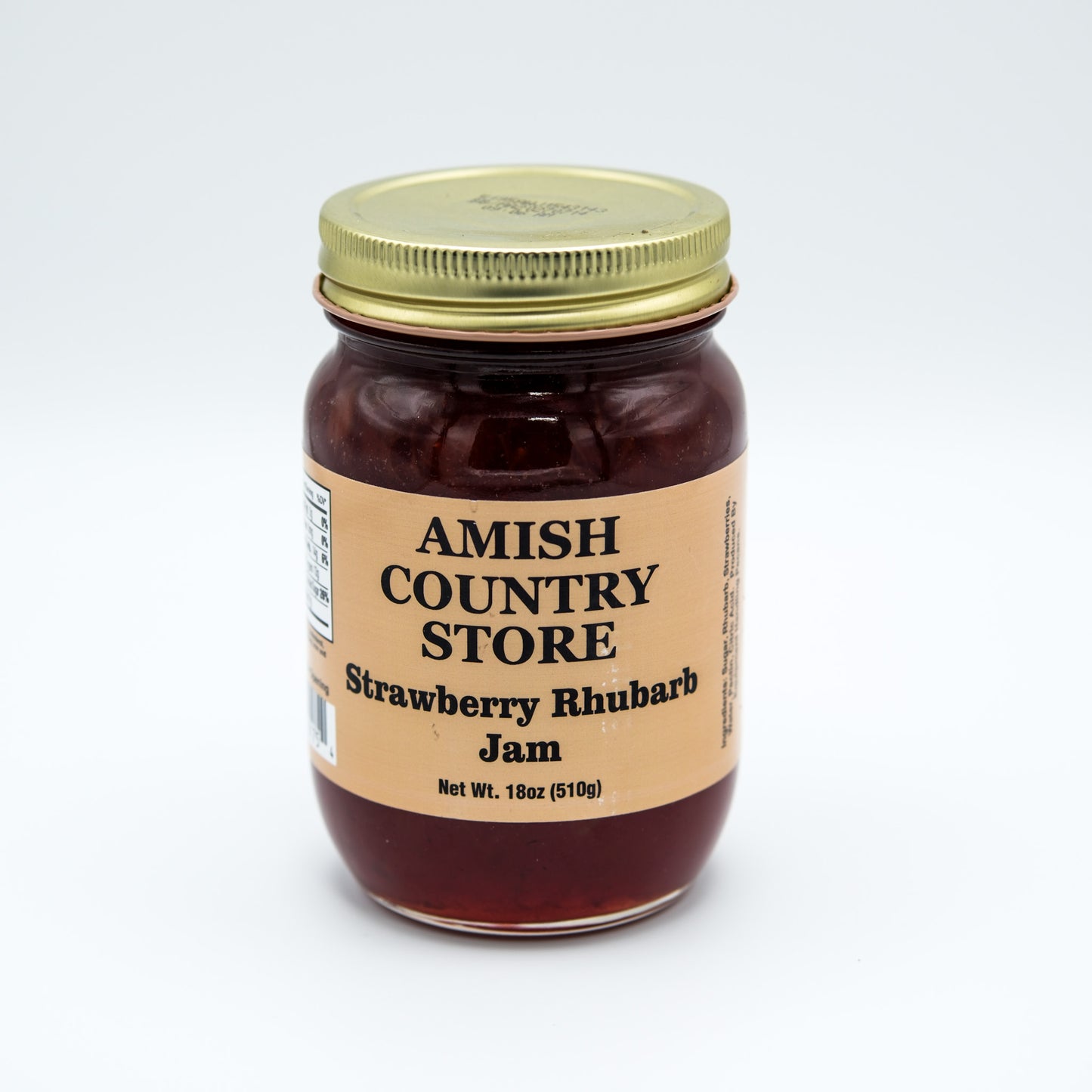 Old-Fashioned Strawberry Rhubarb Jam (18 oz) | Amish Country Store