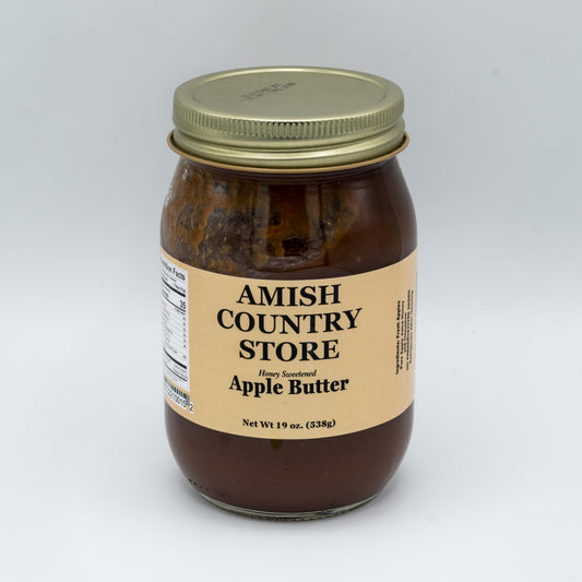 Honey Sweetened Apple Butter (19 oz) | Amish Country Store