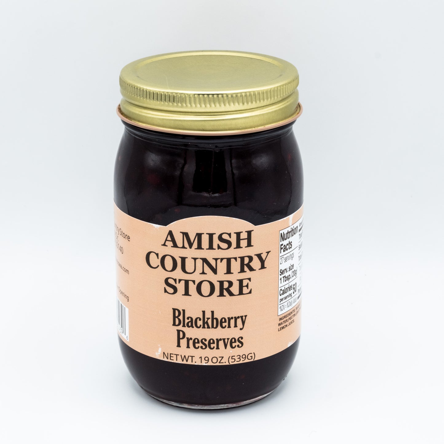 Old-Fashioned Blackberry Preserves (19 oz) | Amish Country Store