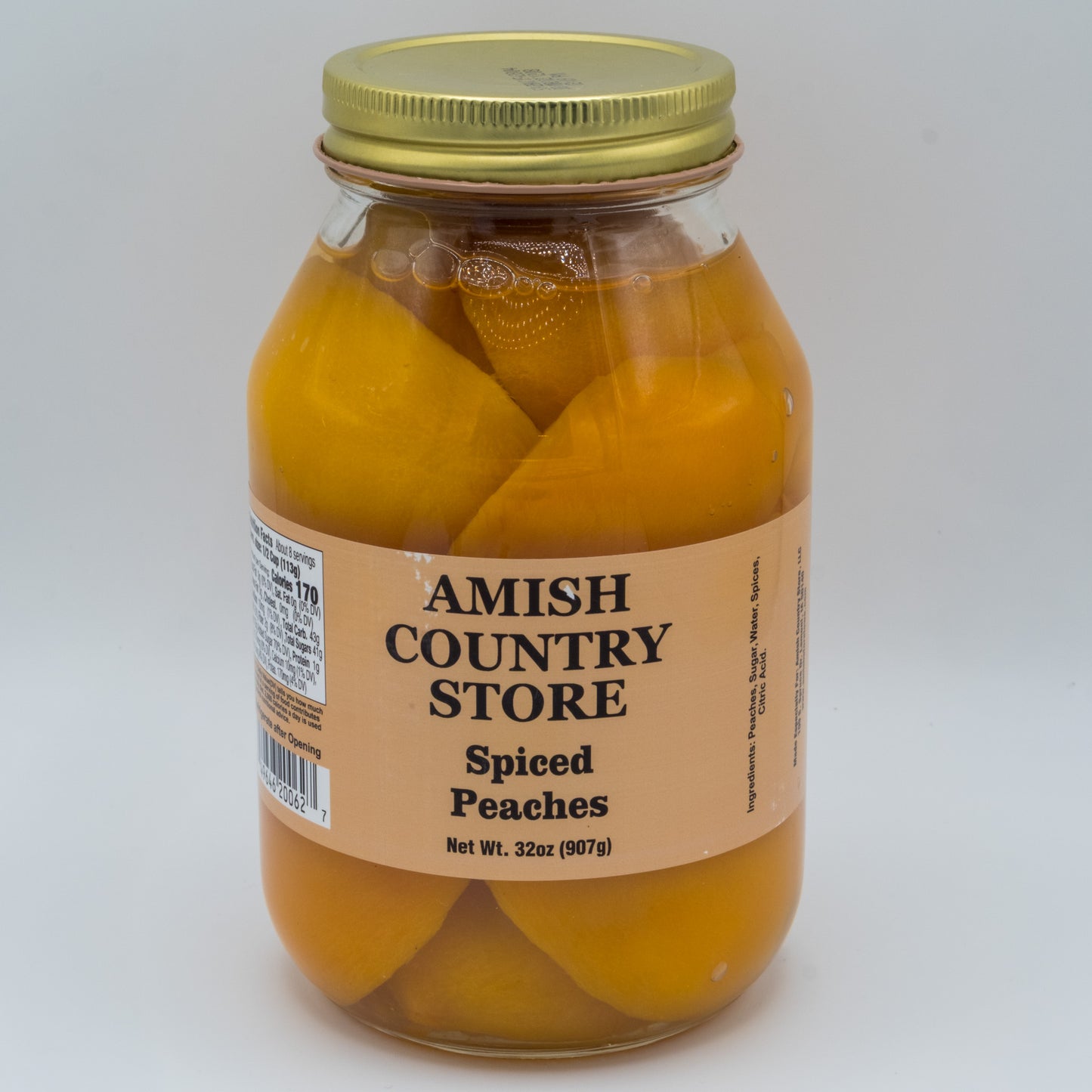 Old-Fashioned Spiced Peaches (32 oz) | Amish Country Store
