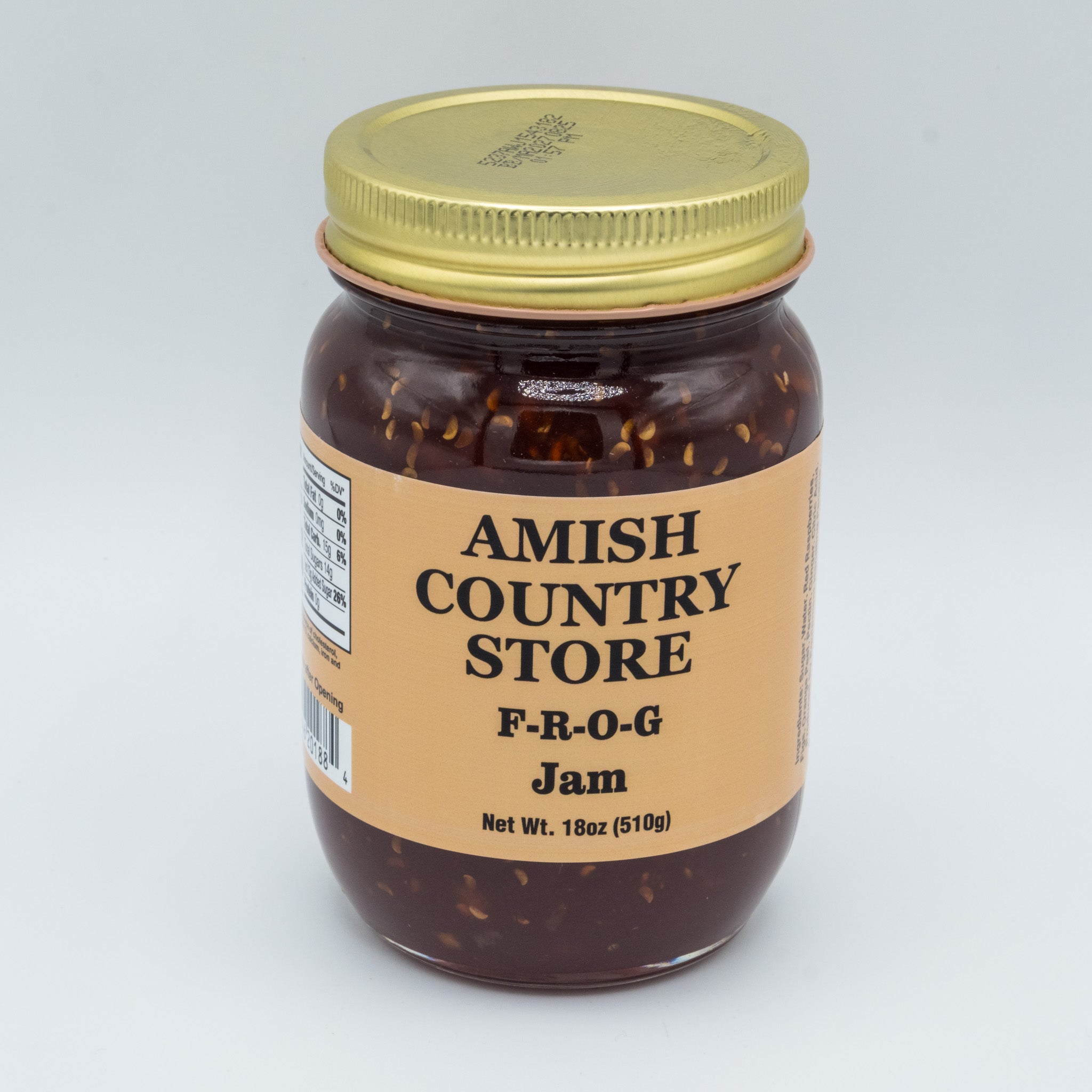 F.R.O.G. Jam (Fig, Raspberry, Orange & Ginger) 18 oz | Amish