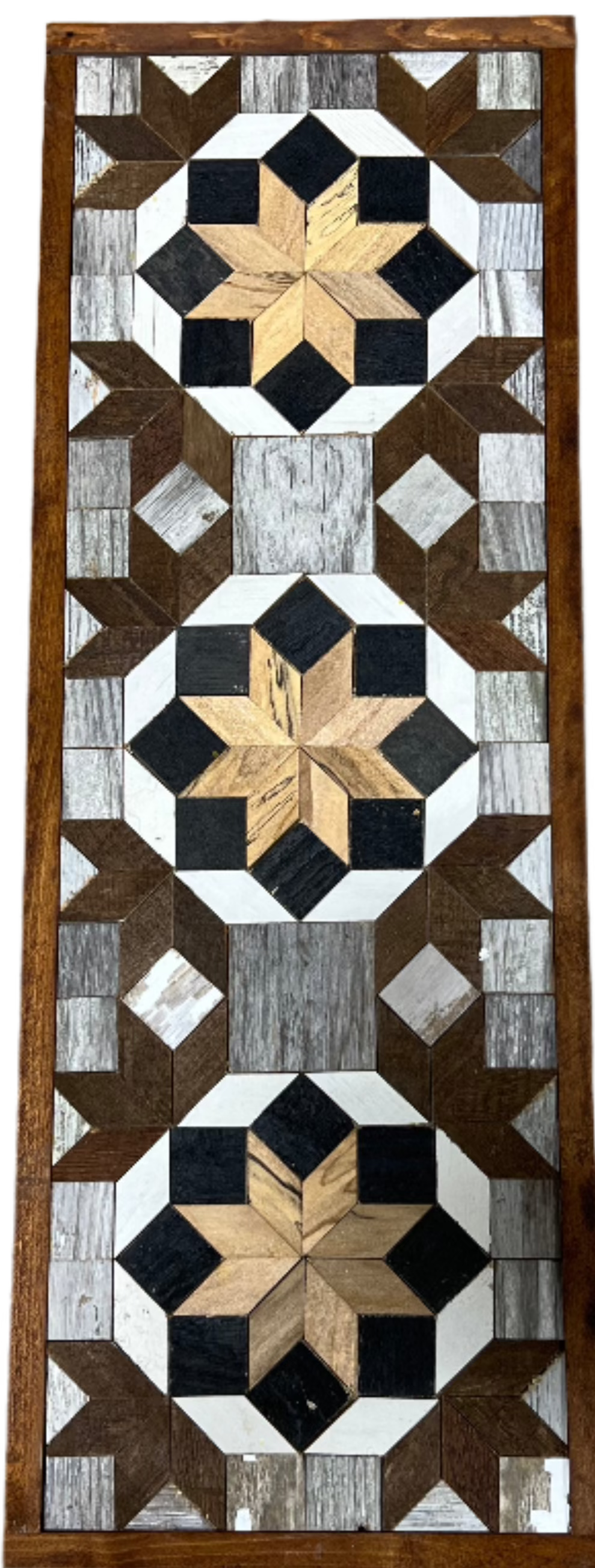 Amish Handmade Barn Quilt - Banner (10.5 in x 30 in)